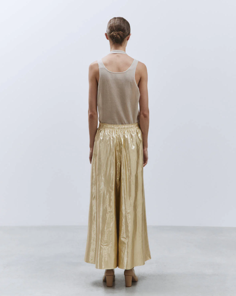Alysi Lightweight Pant-Skirt - Gold