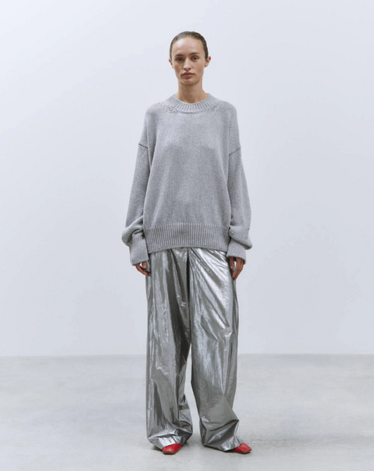 Alysi Crew Neck Sweater - Grey