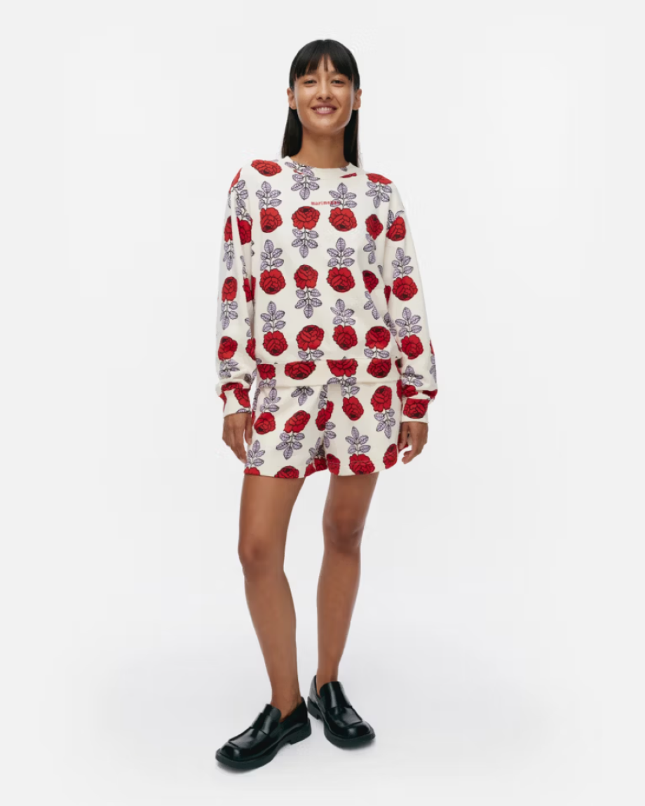 Marimekko Miksaus Piirto Unikko Shorts - Multi