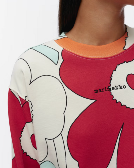 Marimekko Leiot Piirto Unikko Kioski Sweatshirt - Multi