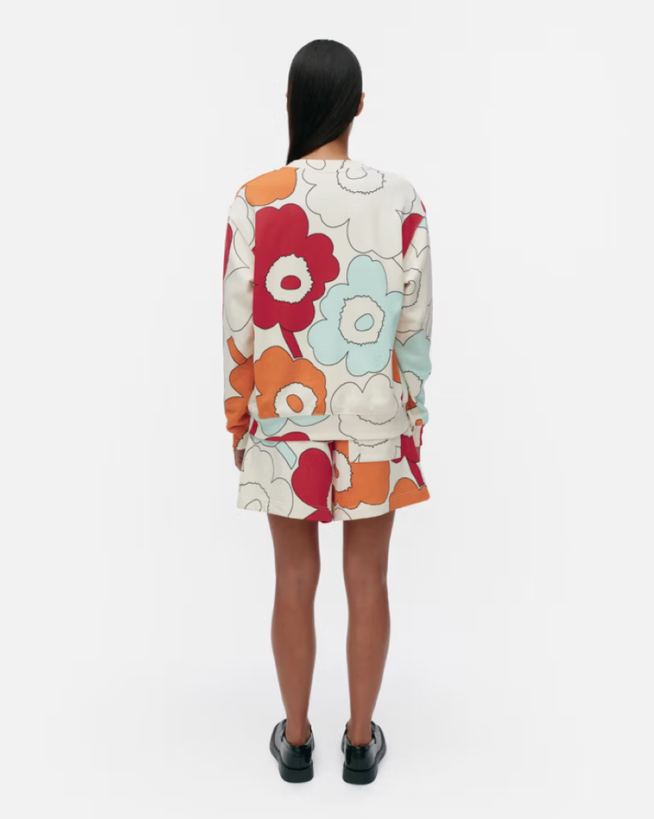 Marimekko Miksaus Vihkiruusu Kioski Shorts - Off White