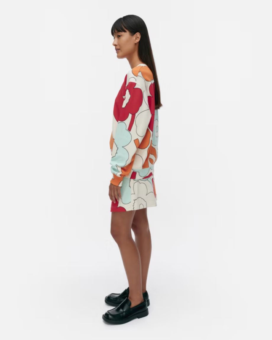 Marimekko Miksaus Vihkiruusu Kioski Shorts - Off White