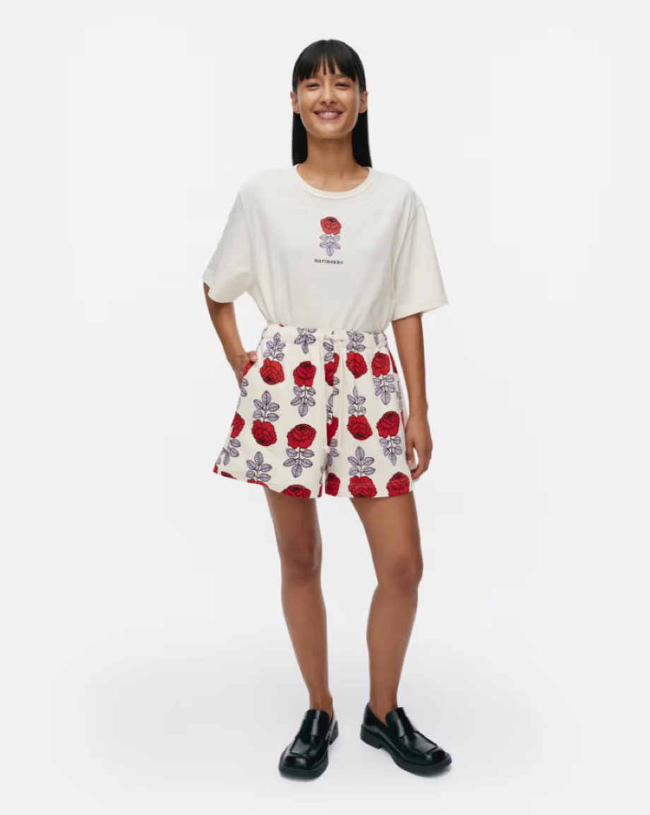 Marimekko Miksaus Piirto Unikko Shorts - Multi