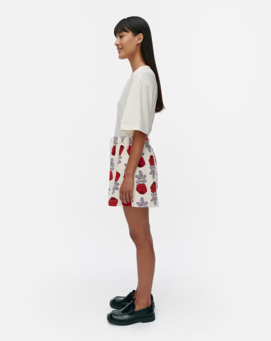 Marimekko Miksaus Piirto Unikko Shorts - Multi