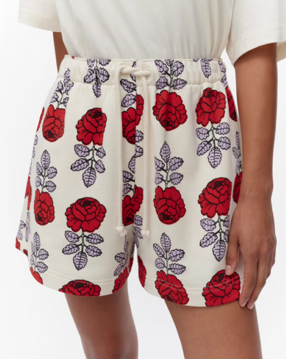 Marimekko Miksaus Piirto Unikko Shorts - Multi