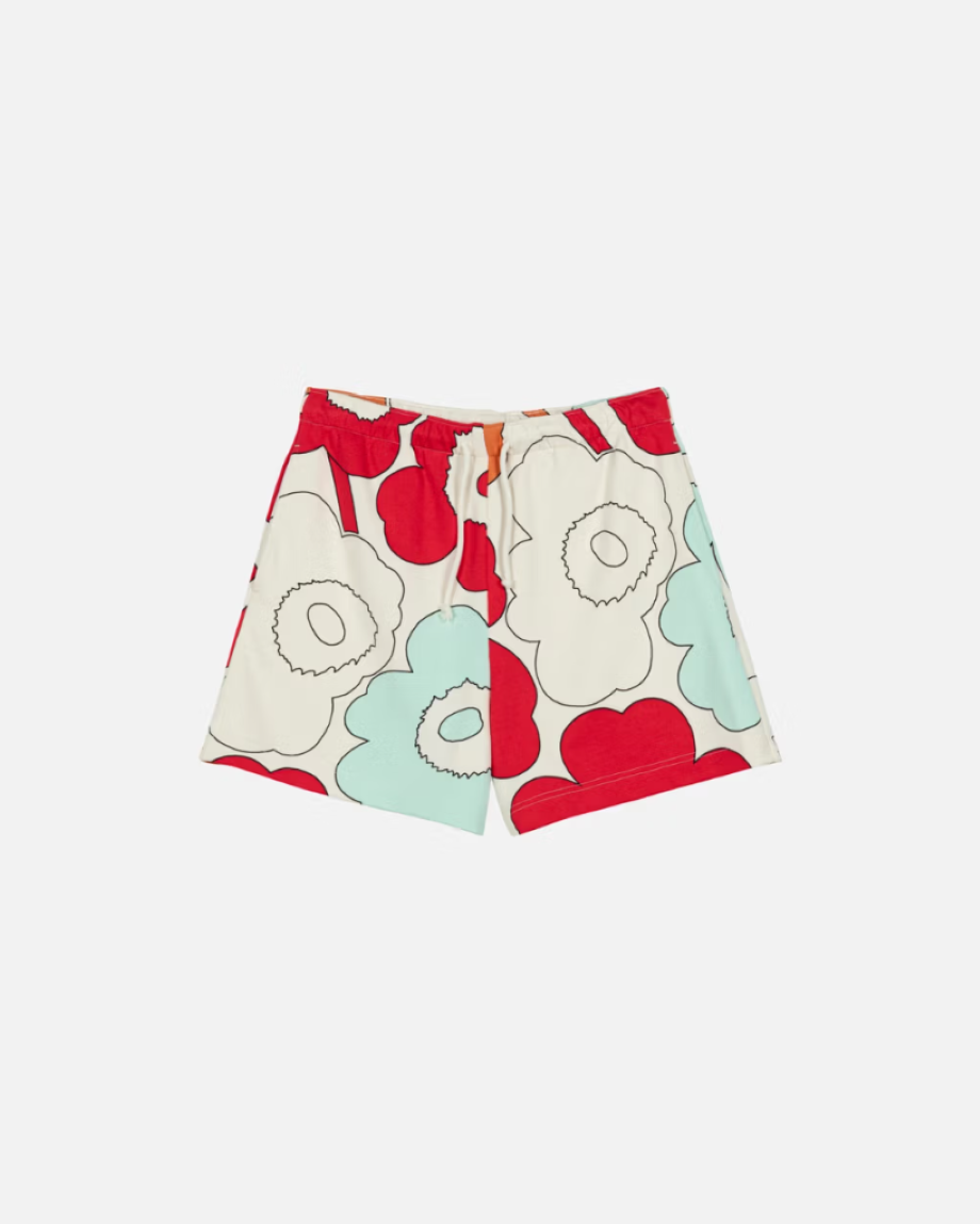Marimekko Miksaus Vihkiruusu Kioski Shorts - Off White