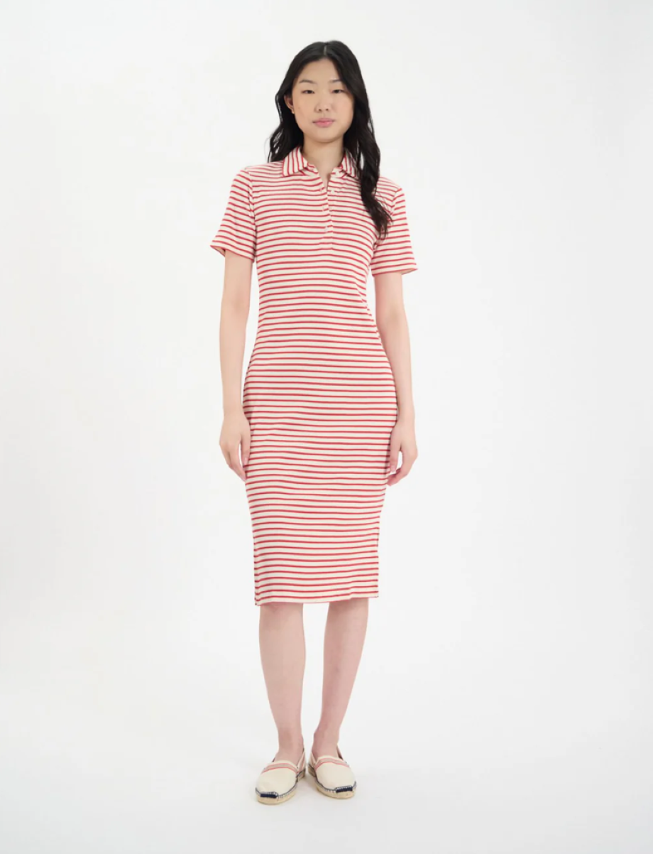 Ines de la Fressange Romane Dress - Red Stripe