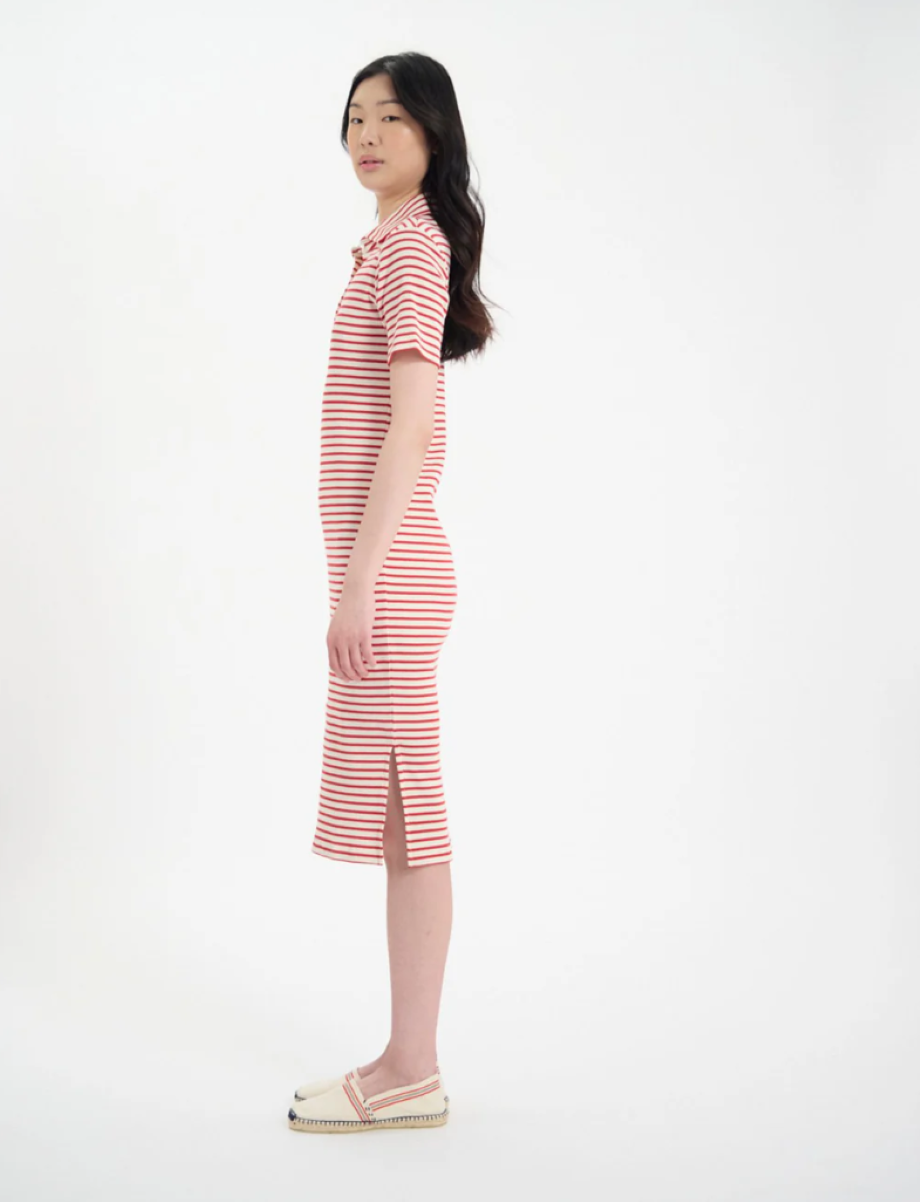 Ines de la Fressange Romane Dress - Red Stripe