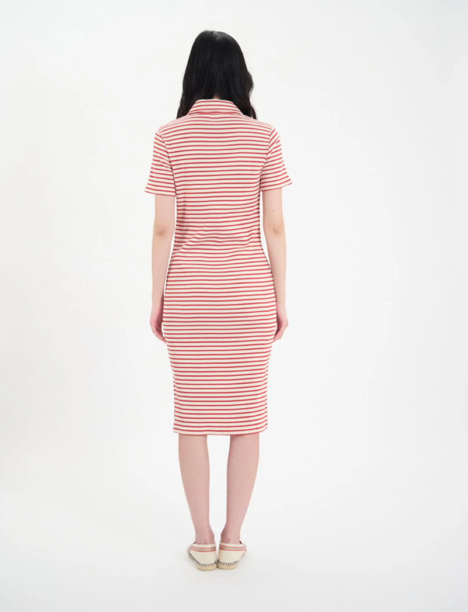 Ines de la Fressange Romane Dress - Red Stripe