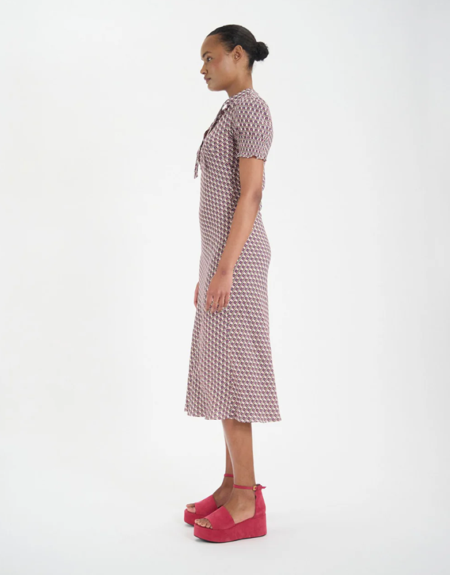 Ines de la Fressange Cerise Dress - Oakleaf Multicolor