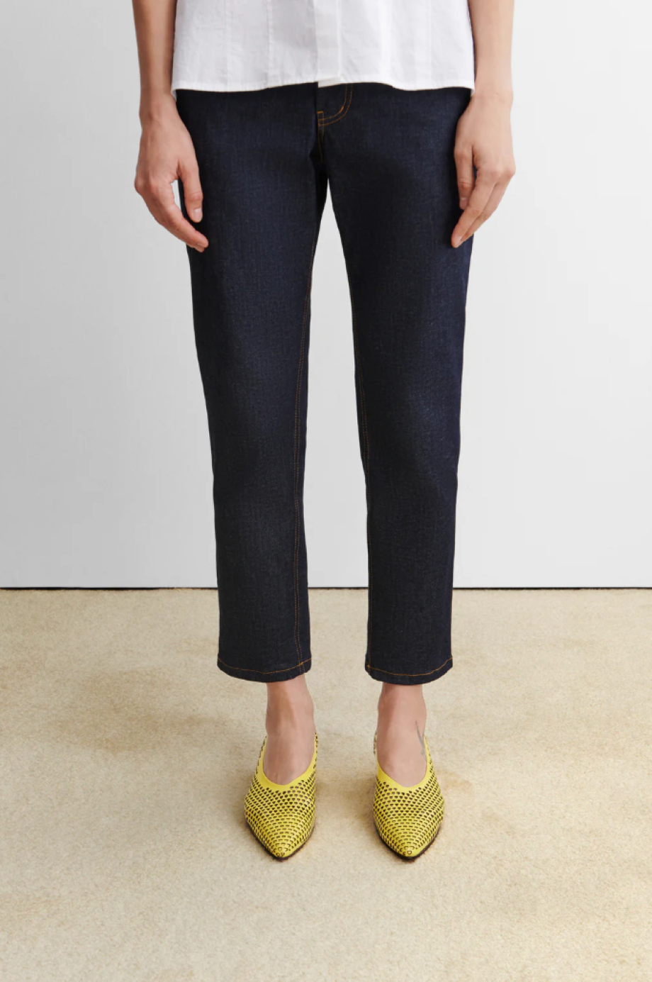 Rachel Comey Clemmie S-Punch Kitten Heel - Banana