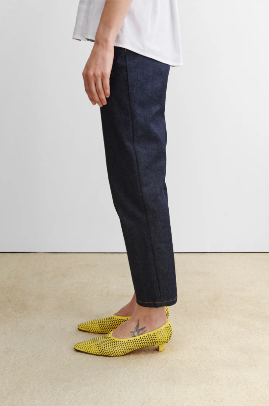 Rachel Comey Clemmie S-Punch Kitten Heel - Banana