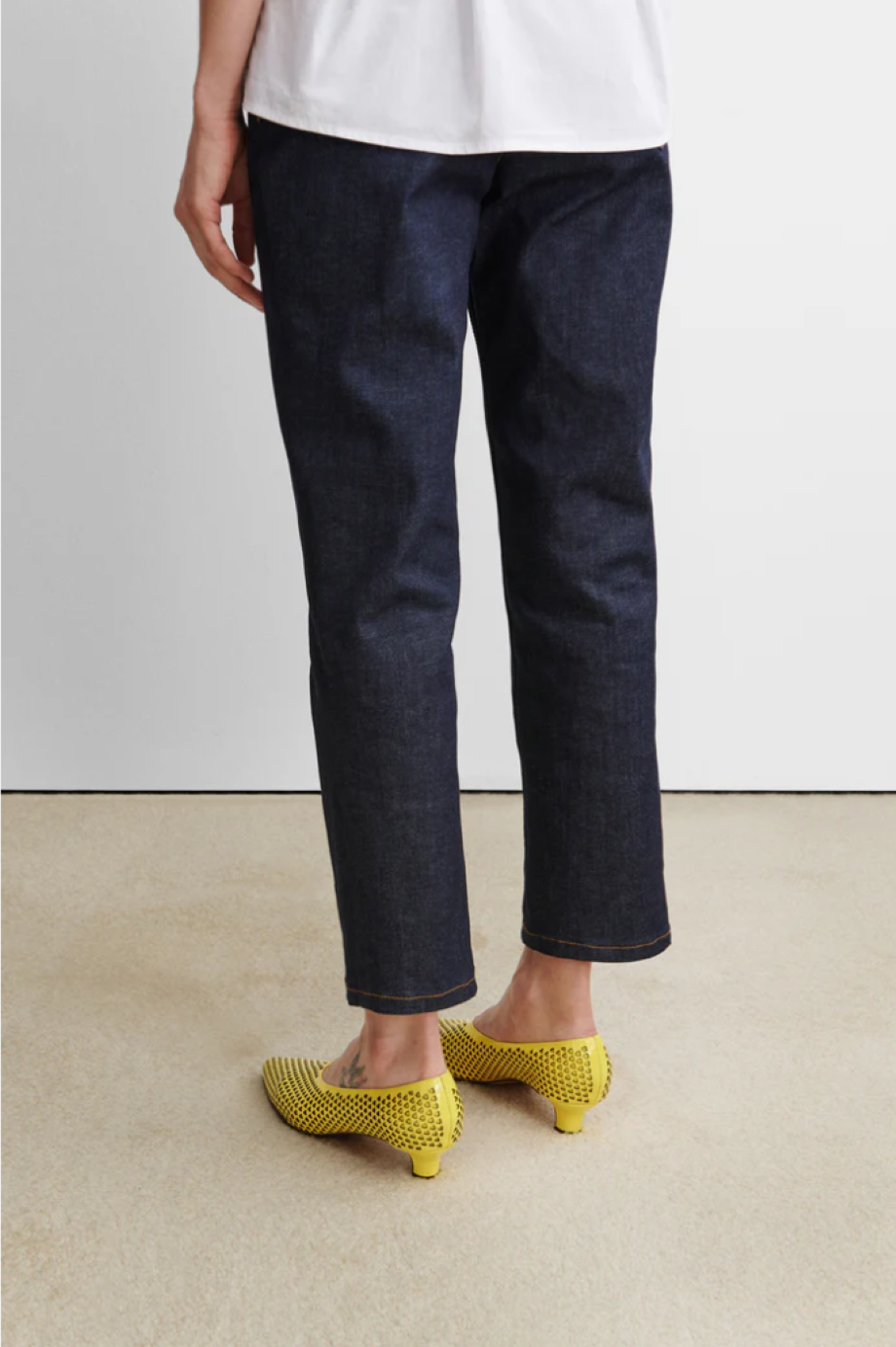 Rachel Comey Clemmie S-Punch Kitten Heel - Banana