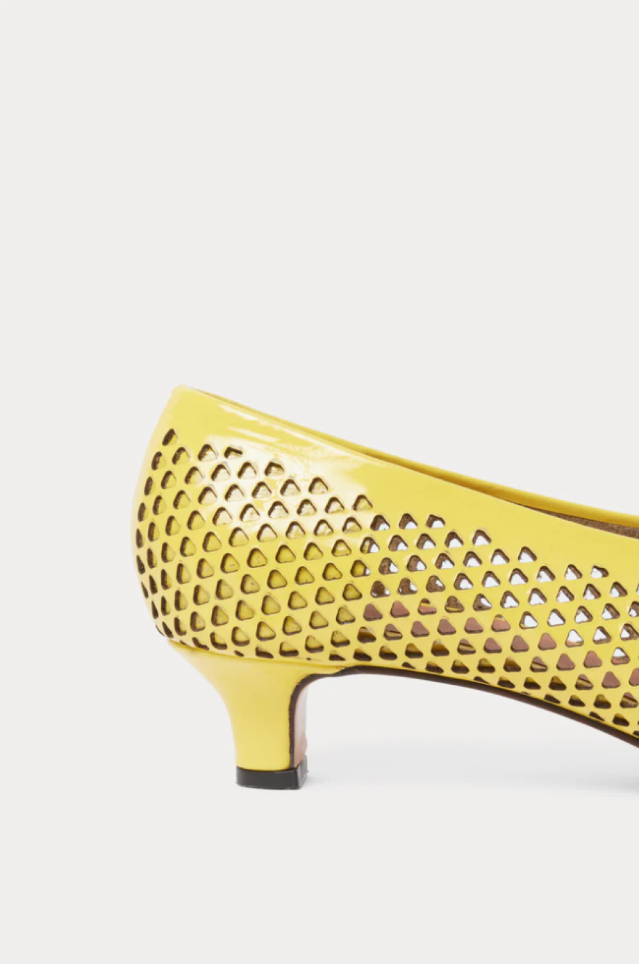 Rachel Comey Clemmie S-Punch Kitten Heel - Banana