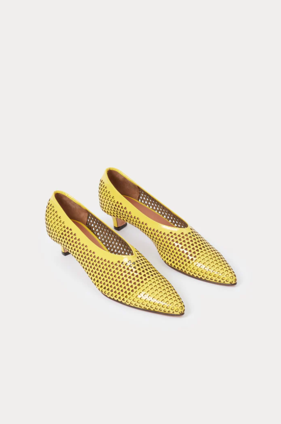 Rachel Comey Clemmie S-Punch Kitten Heel - Banana