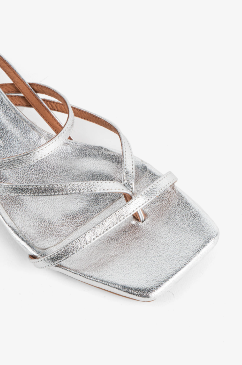 Intentionally Blank Pup Metallic Slingback Thong Sandal - Mercury
