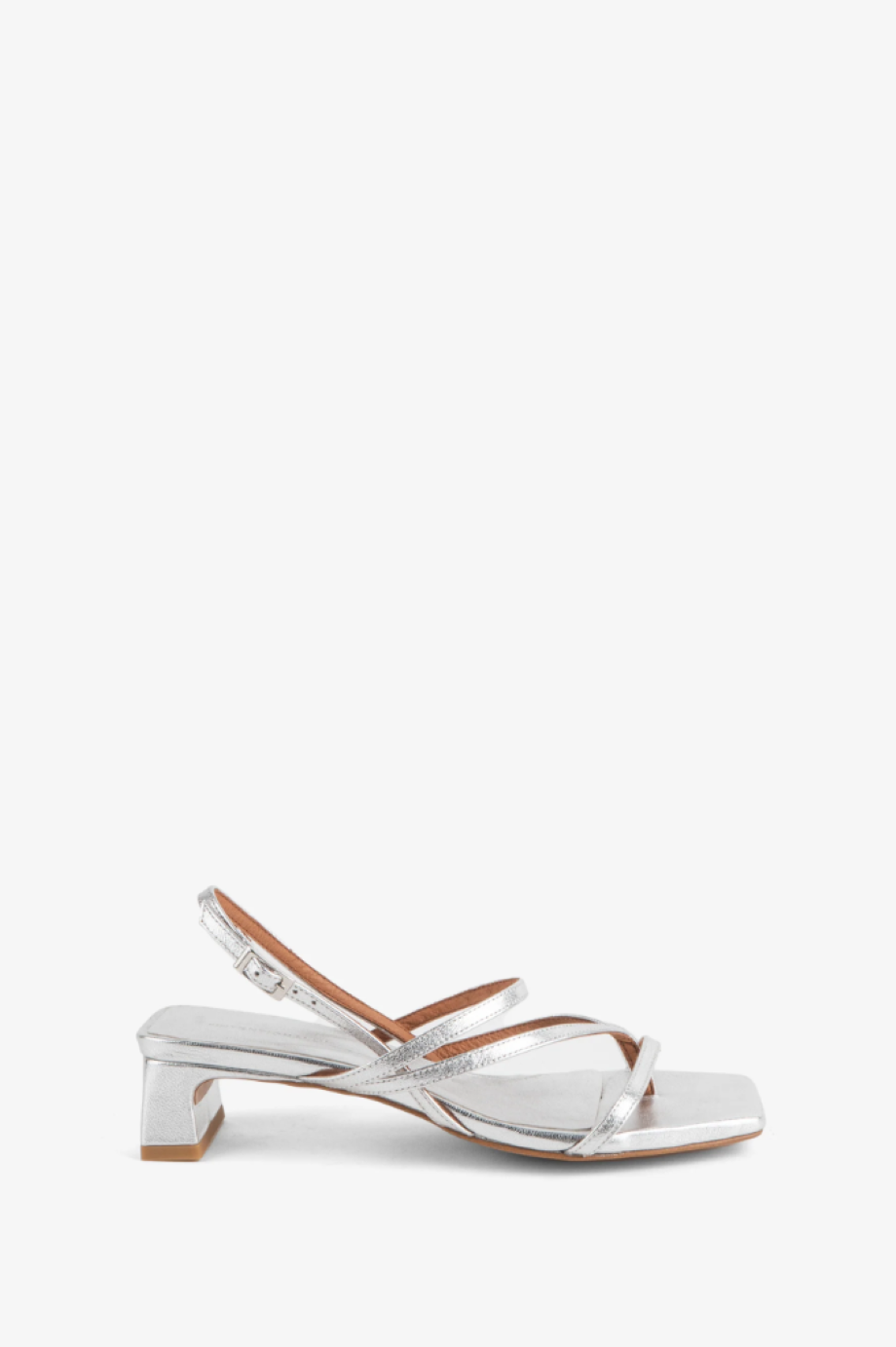 Intentionally Blank Pup Metallic Slingback Thong Sandal - Mercury