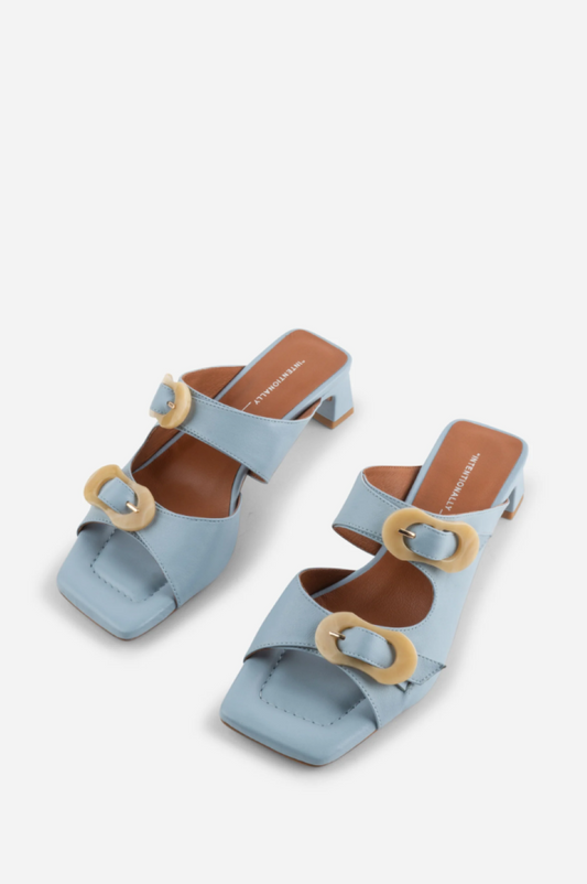 Intentionally Blank Nora Square Toe Sandal - Sky