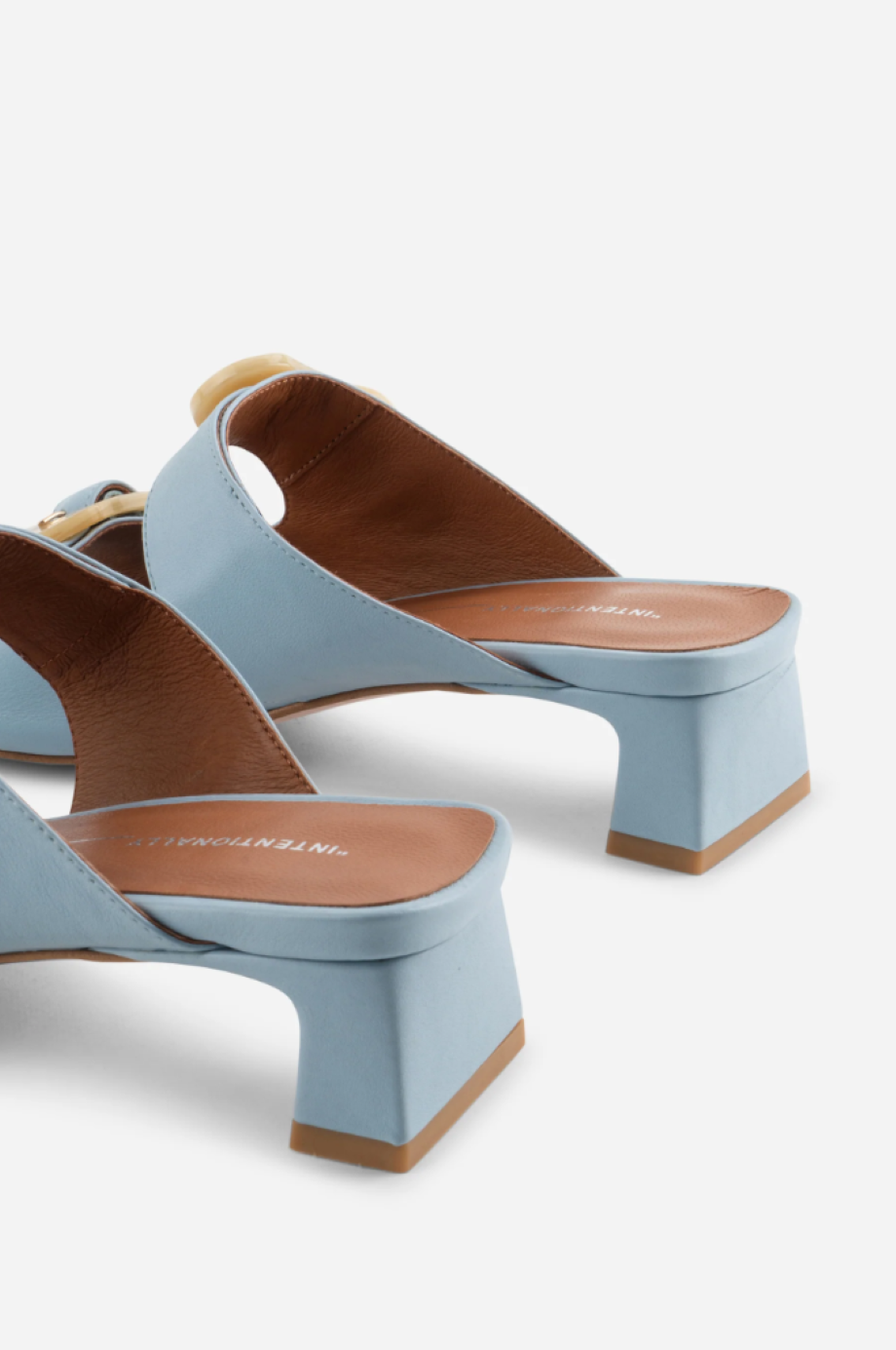 Intentionally Blank Nora Square Toe Sandal - Sky