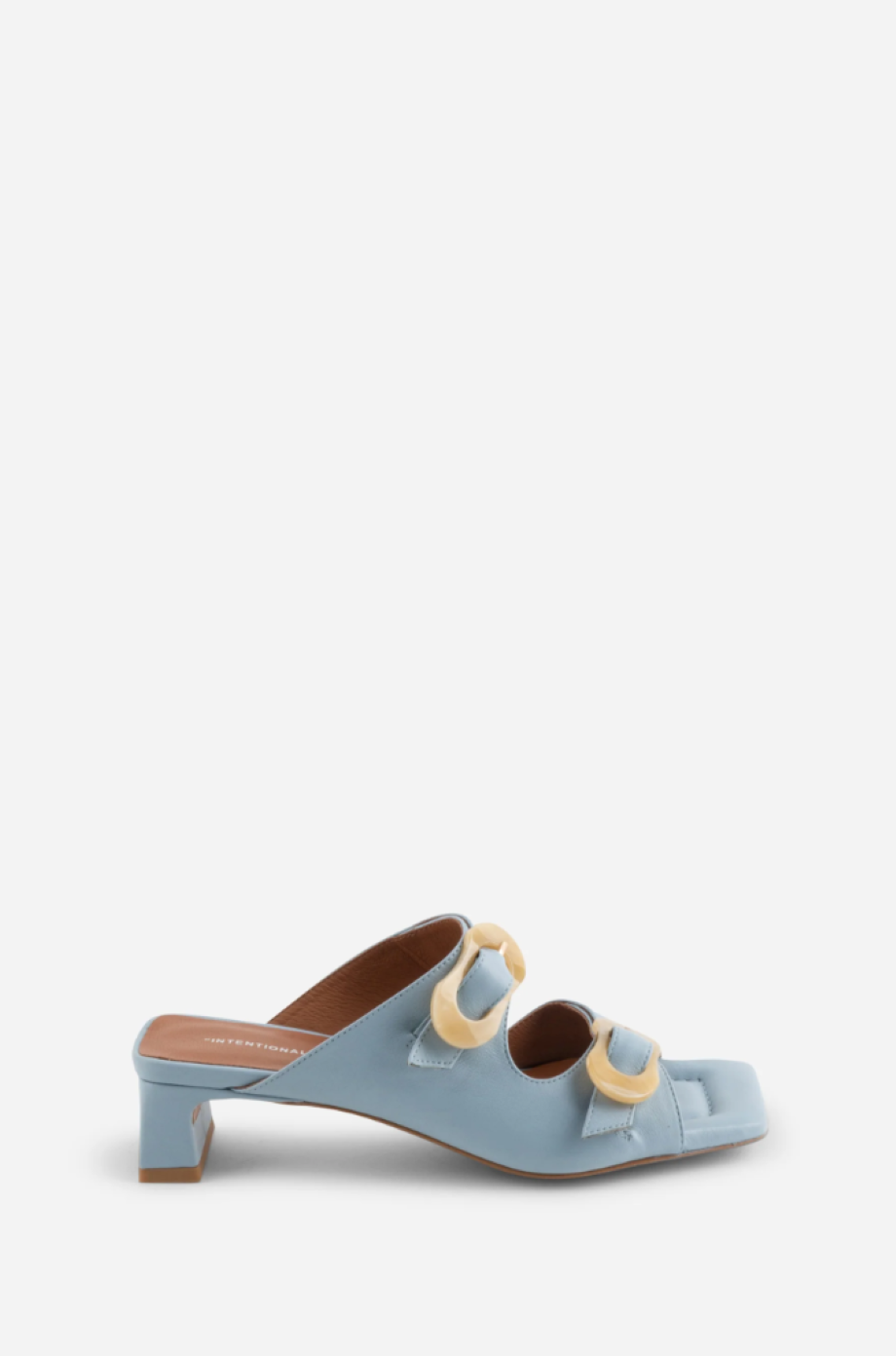 Intentionally Blank Nora Square Toe Sandal - Sky