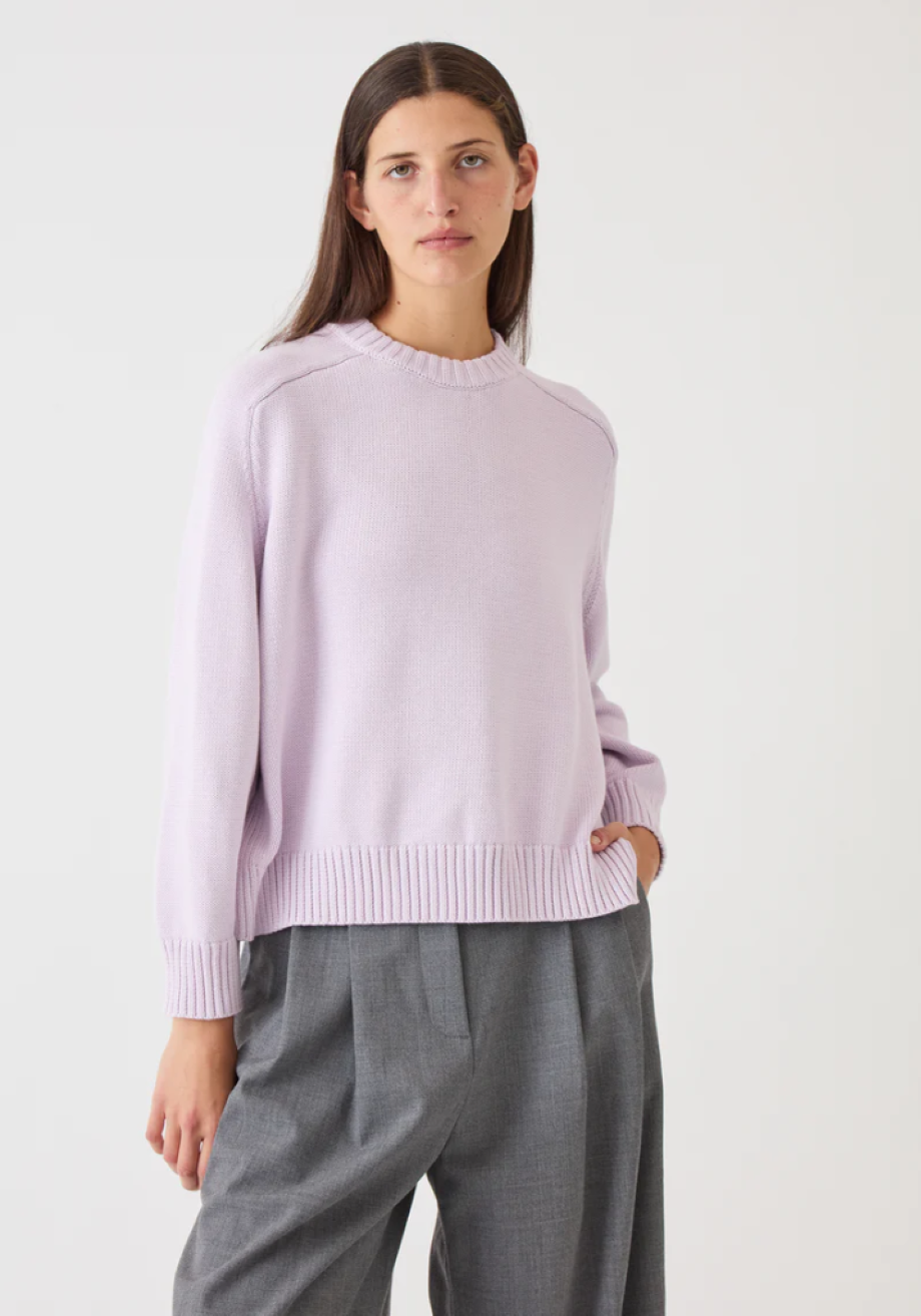 DemyLee Haruhi Cotton Sweater - Pale Lilac