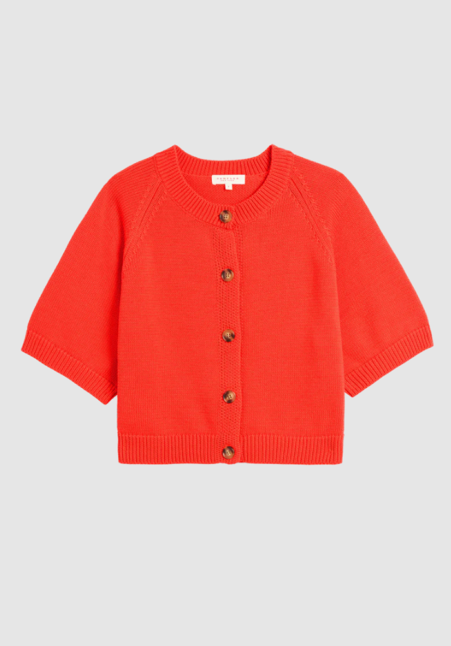 DemyLee Amy Cardigan - Vermillion