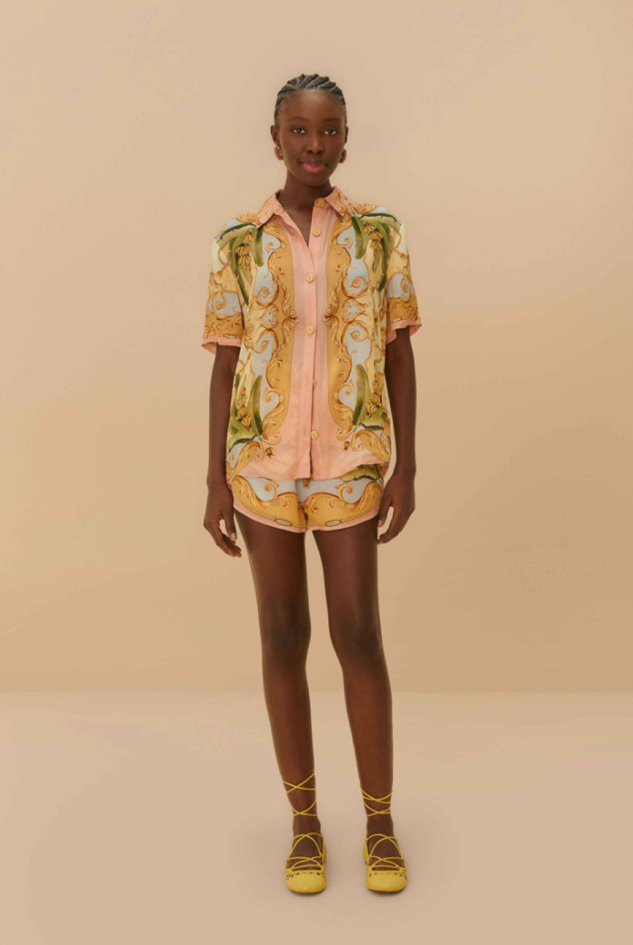 Farm Rio Banana Royalty Shirt - Kalendosco