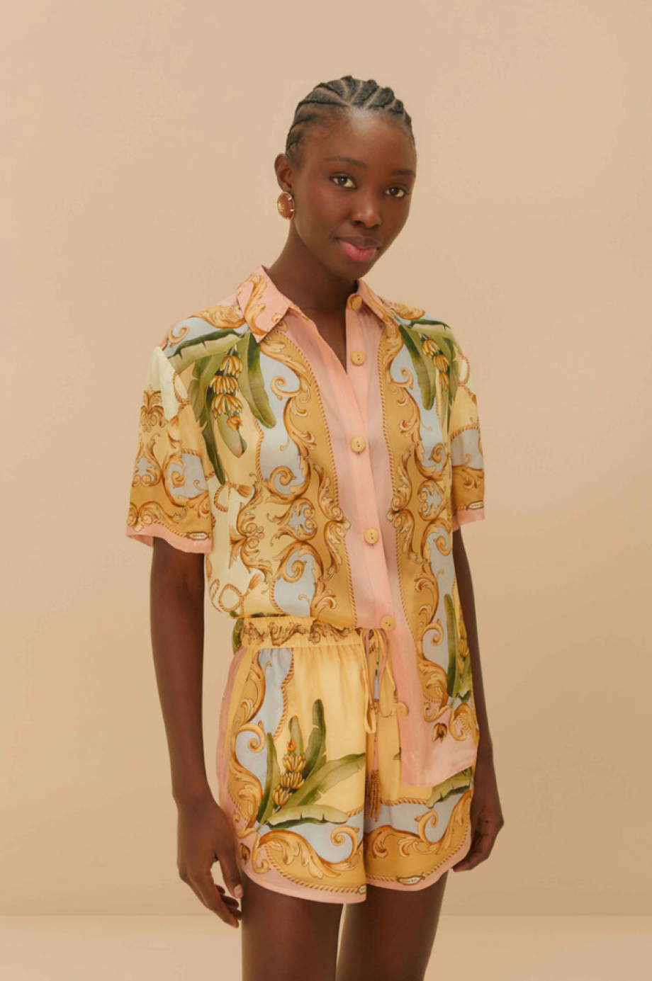 Farm Rio Banana Royalty Shorts - Kalendosco