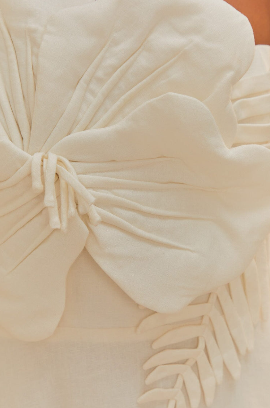 Farm Rio Garden Midi Dress - Off-White