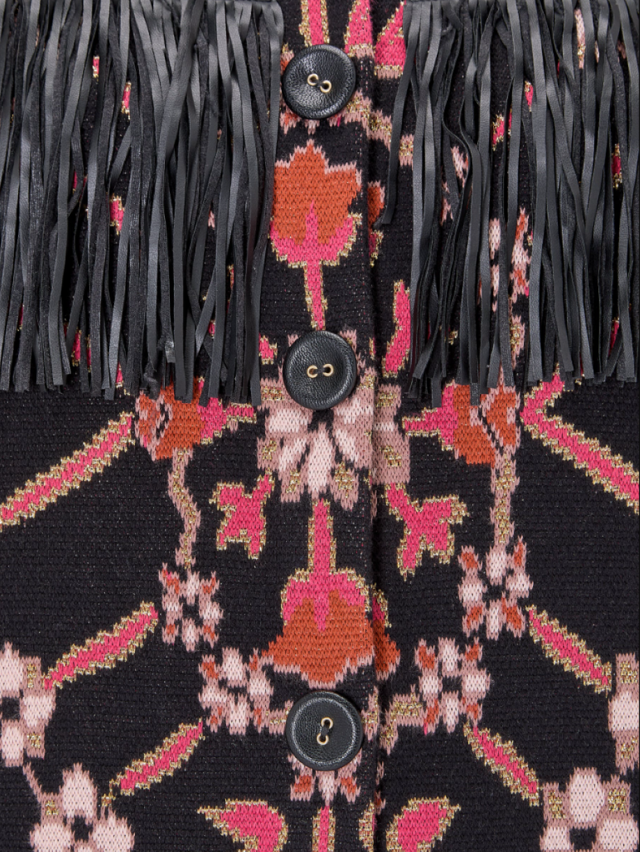 Hayley Menzies Dylan Cotton Jacquard Jacket - Black