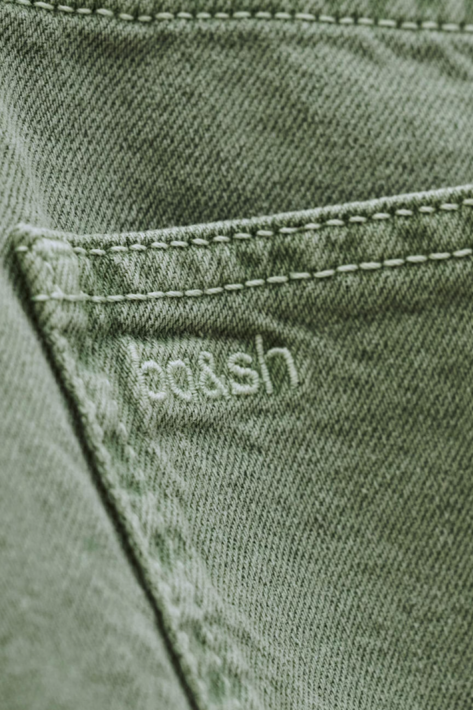 ba&sh Facha Bermuda Shorts - Vert