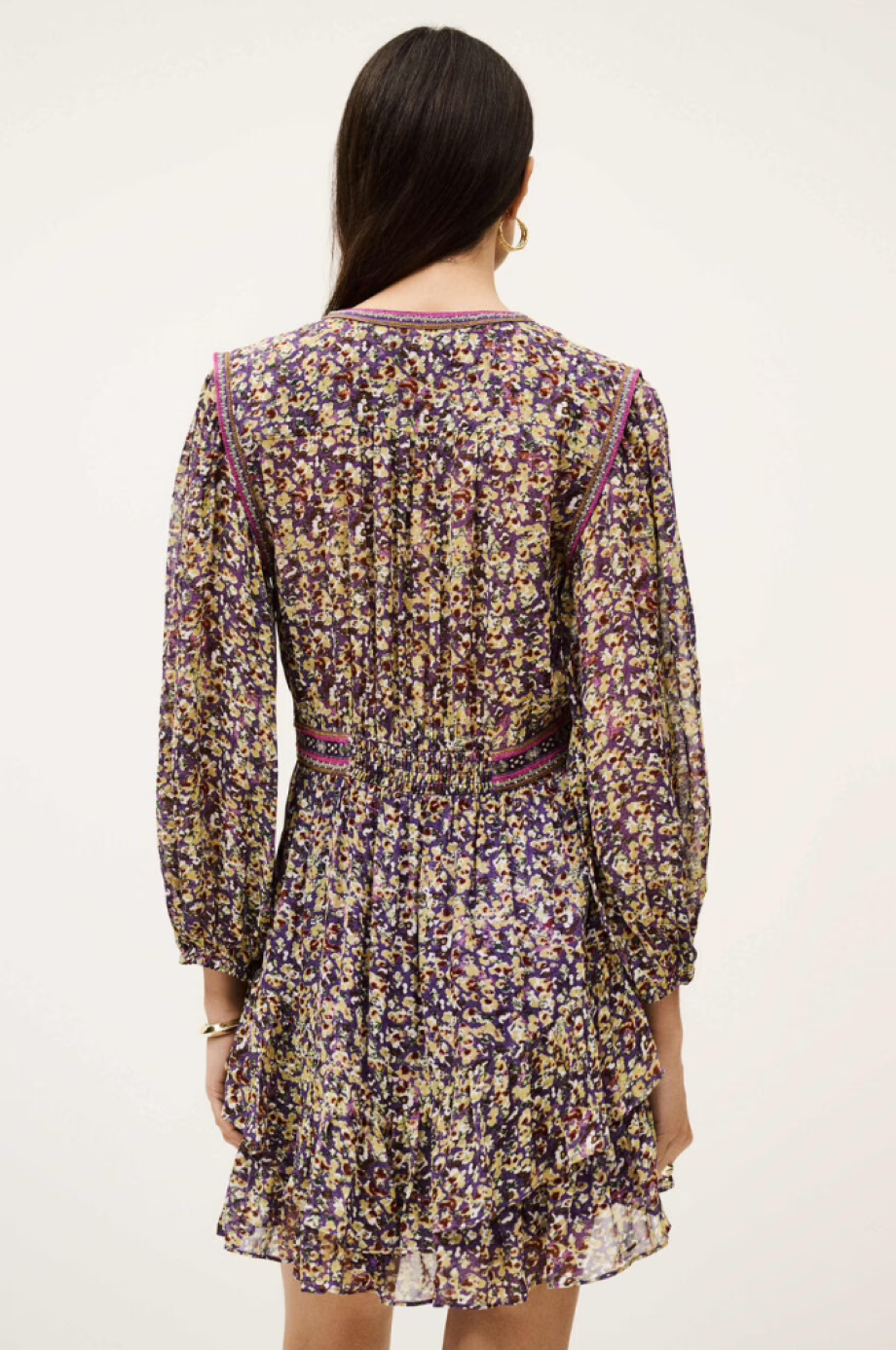 ba&sh Loly Mini Dress - Violet