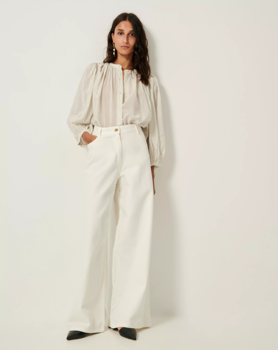 Sessun Lucy H Blouse - Whiblack