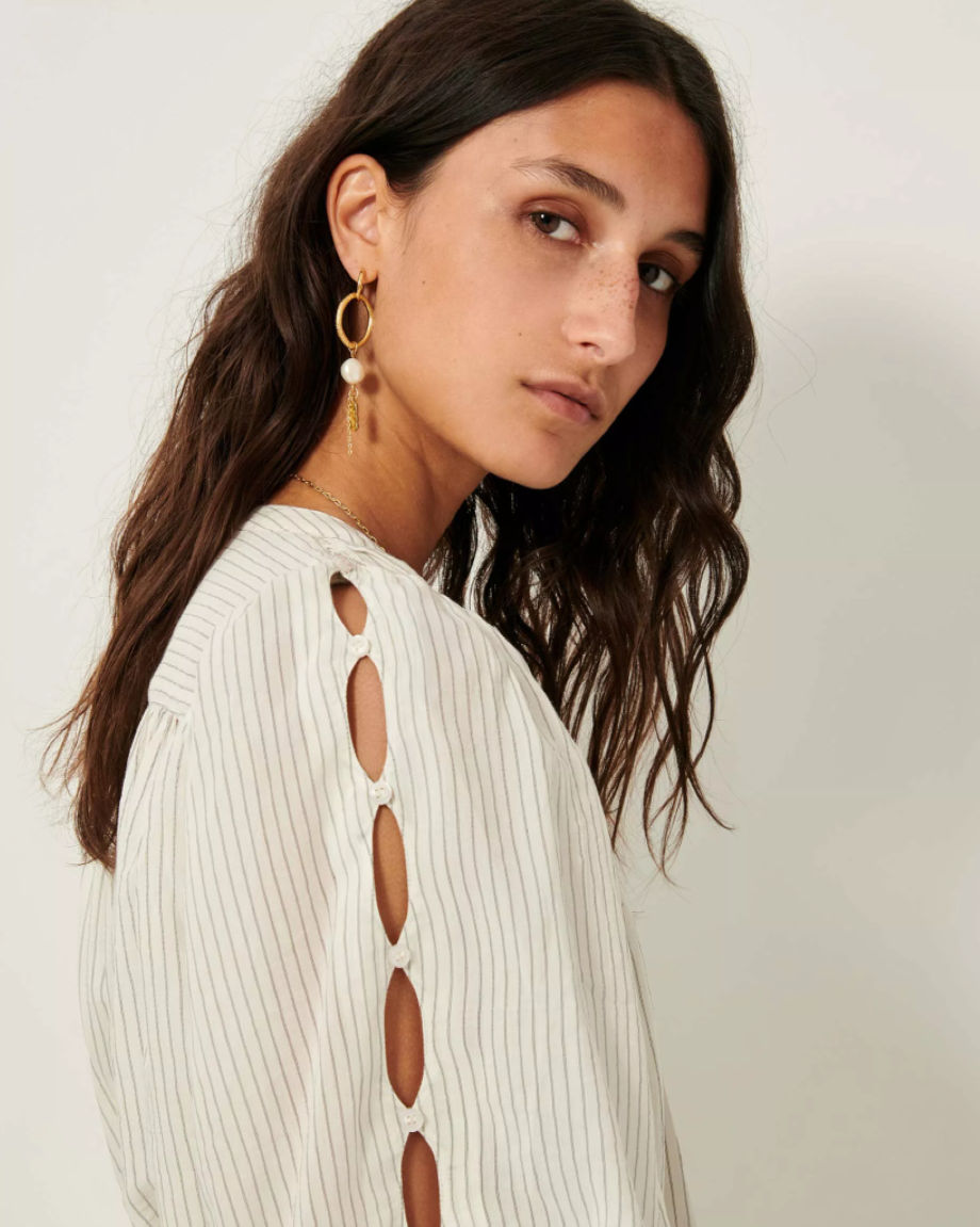 Sessun Lucy H Blouse - Whiblack