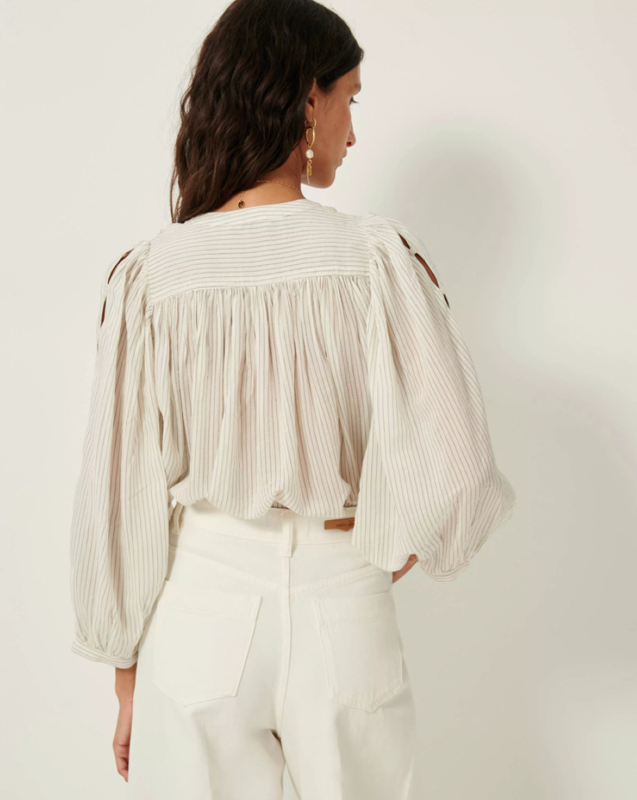 Sessun Lucy H Blouse - Whiblack
