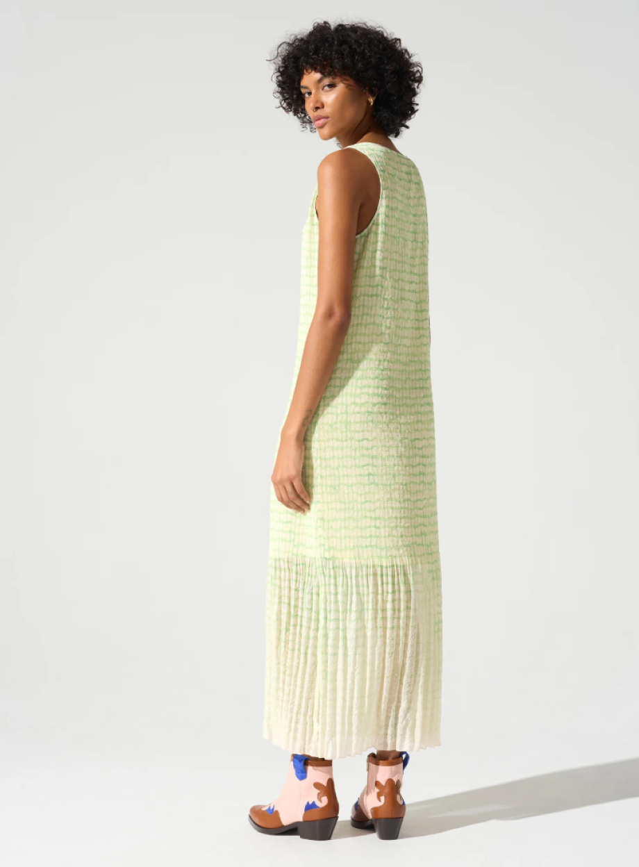 Cotélac Long Sleeveless Dress - Sorbet Menthe