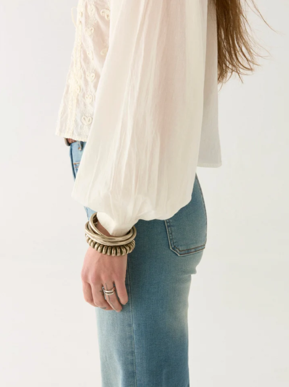 Maison Hotel Ludovica Blouse - Pearl