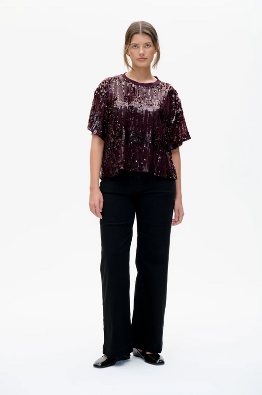 Baum und Pferdgarten Juli Top - Plum Perfect