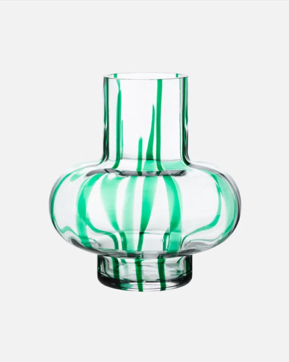 Marimekko Umpo Vase - Emerald Filigree