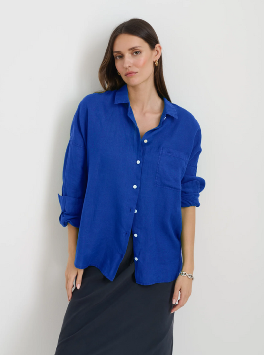 Alex Mill Jo Linen Shirt - Blue