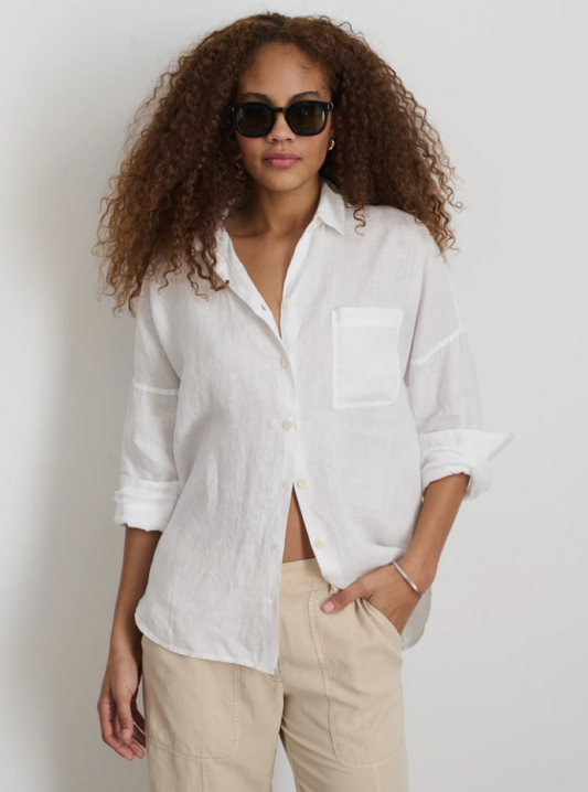 Alex Mill Jo Linen Shirt - White