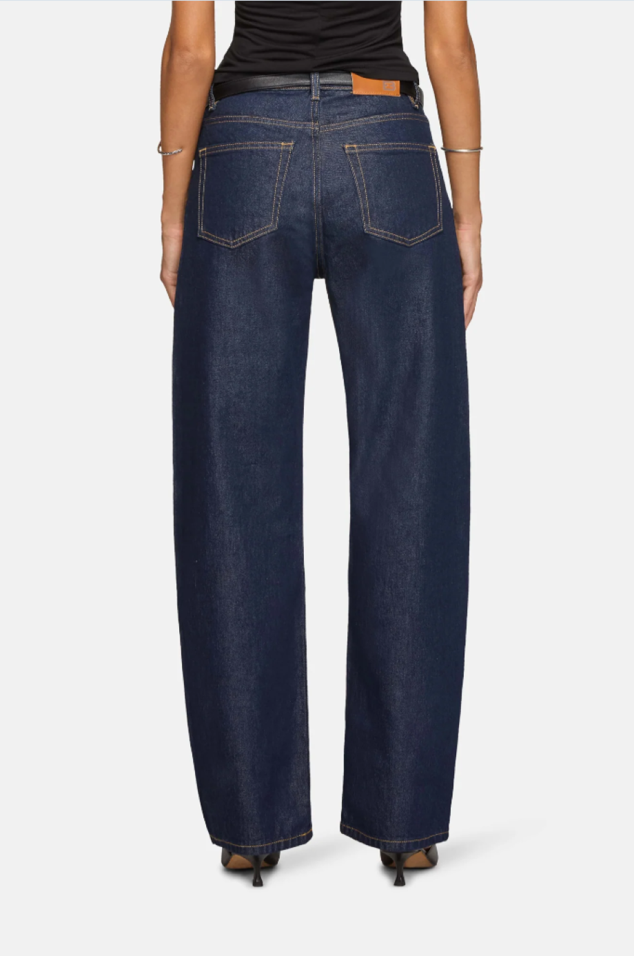 EB Denim Alida Loose Bowed Jean - Havana Night