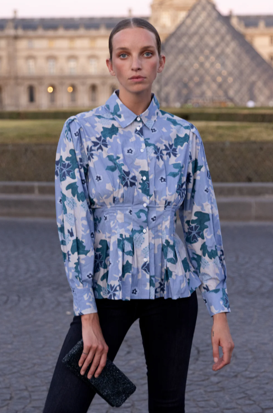 Oliphant Elizabeth Top - Suzani Blue