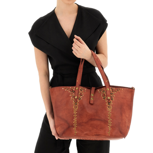 Campomaggi Borsa Shopping Afrodite - Tuscan Brown