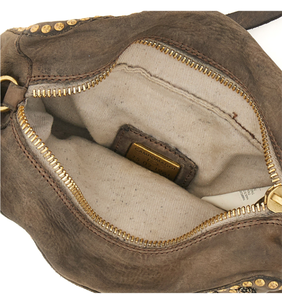 Campomaggi Bella de Notte Camera Bag - Cement Grey