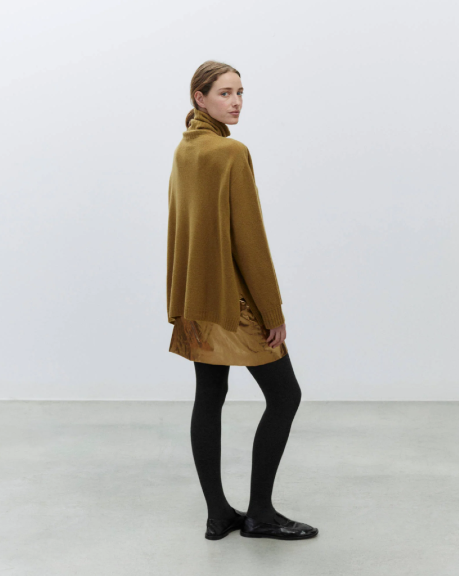 Alysi Short Skirt - Gold