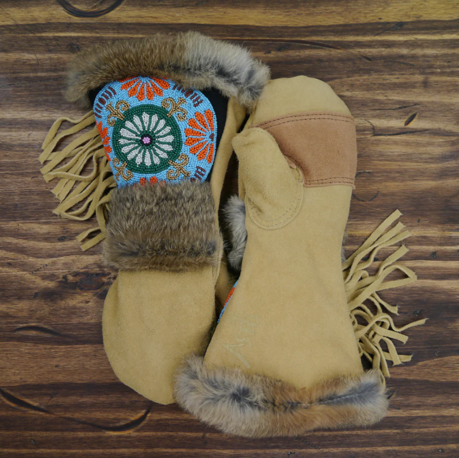 Astis Thorvaldsson Long Cuff Mitten - Tan