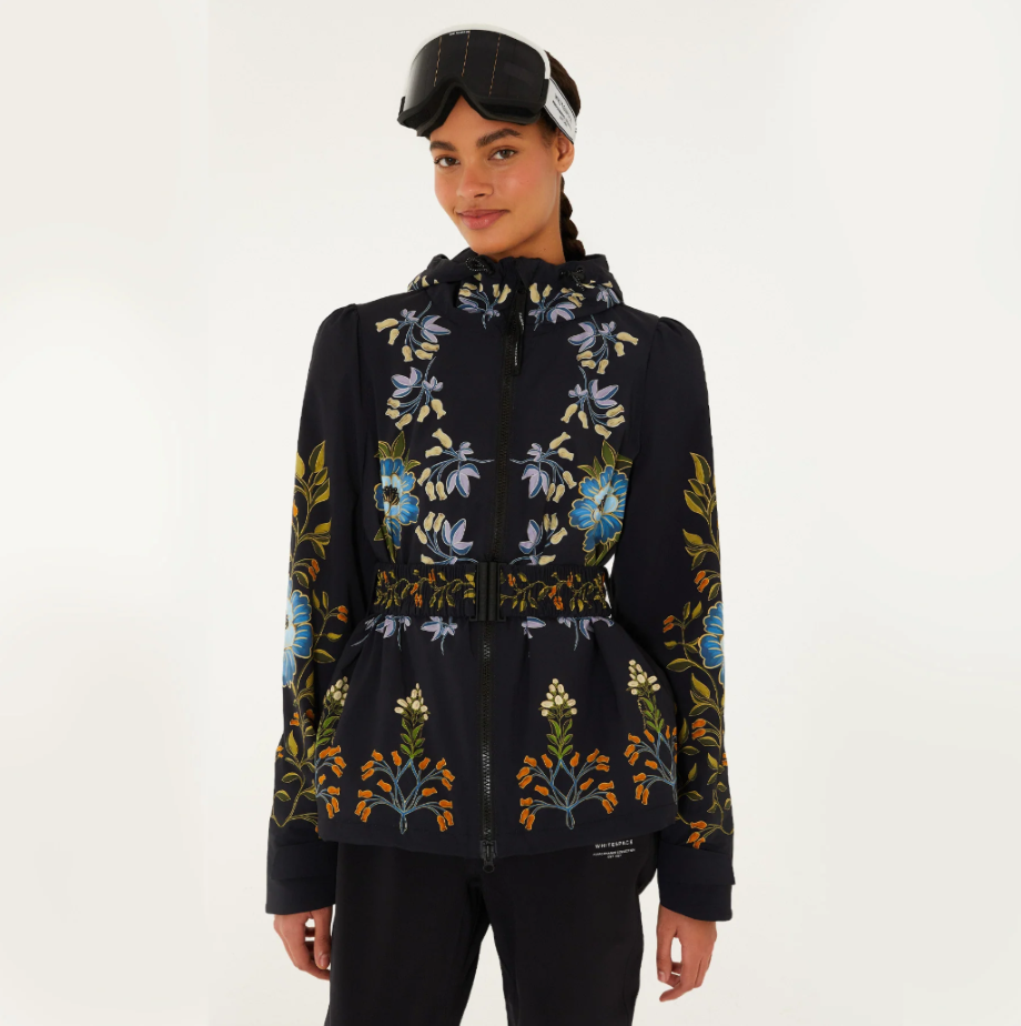 Farm Rio Winter Garden Puffer - Black