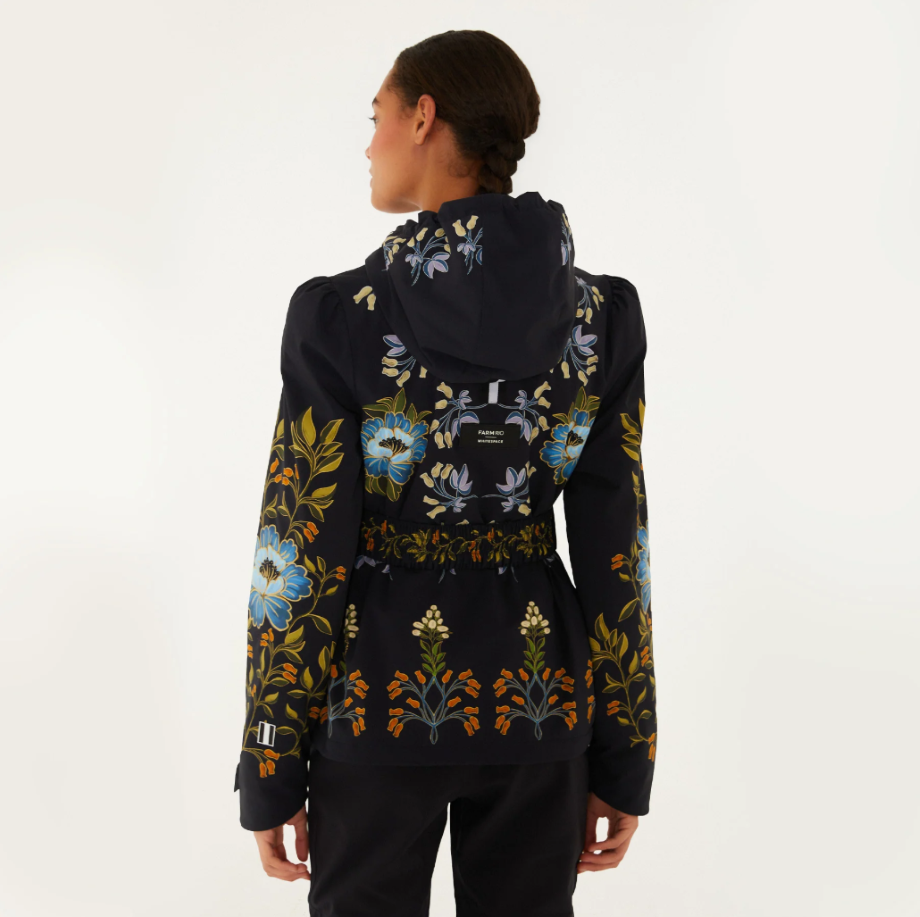 Farm Rio Winter Garden Puffer - Black