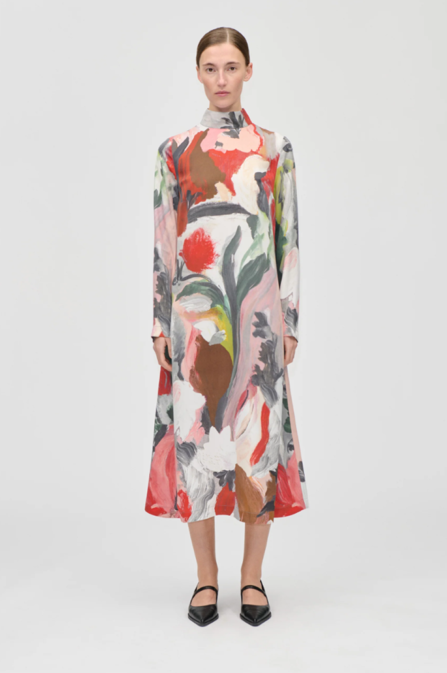stine goya midi dress Stine Goya Long Sleeve Midi Dress